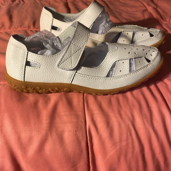 Nanccy comfort shoes 71/2 womens nwot white - Picture 2 of 7